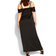 City Chic Forbidden Love Maxi Dress Plus Size - Black