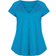 Avenue 3 Bar V-Neck Top Plus Size - Mykonos Blue