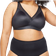 Catherines Simply Cool Wireless Bra Plus Size - Black