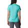 Columbia Women's Hike Short Sleeve Crew Shirt - Electric Turquoise Heather