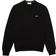 Lacoste Crew Neck Cotton Sweater Men - Black