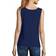 Hanes Mini-Ribbed Cotton Tank Top - Hanes Navy