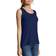 Hanes Mini-Ribbed Cotton Tank Top - Hanes Navy