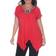 White Mark Fenella Top Plus Size - Red