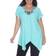 White Mark Fenella Top Plus Size - Mint