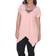 White Mark Fenella Top Plus Size - Coral Pink