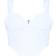 PrettyLittleThing Bandage Dip Hem Bust Cup Corset Plus - White