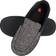 Hanes ComfortSoft FreshIQ Moccasin Slippers with Memory Foam M - Black