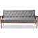 Baxton Studio Sorrento Mid-Century Retro Modern Sofa 71.3" 3 Seater