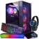 STGAubron Gaming Desktop PC,Intel Core i7 up to 3.9G,GeForce RTX 3060 12G GDDR6,32G,1TB SSD,WiFi,BT 5.0,RGB Fanx6,RGB Keybaord,RGB Mouse,Mouse Pad,RGB Bluetooth Sound Bar,RGB BT Gaming Mic,W10H64