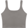 ReoRia Women’s Sexy Cropped Tank Top - Deep Grey