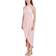 Julia Jordan Knot Neck Tulip Hem Midi Dress - Pink Blush