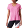 Columbia Women's Hike Short Sleeve V-Neck Shirt - Wild Fuchsia Heather