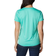 Columbia Women's Hike Short Sleeve V-Neck Shirt - Electric Turquoise Heather