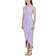 Julia Jordan Knot Neck Tulip Hem Midi Dress - Lavender