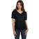 Bella+Canvas Women's 8815 Slouchy V-Neck Tee - Black