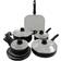 Gibson Home Gazebo Cookware Set with lid 11 Parts