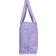 Dalix 20" Solid Color Soft Tote Bag - Lavender