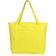 Dalix 20" Solid Color Soft Tote Bag - Yellow