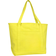 Dalix 20" Solid Color Soft Tote Bag - Yellow