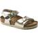 Birkenstock Kid's Rio Birko Flor - Gold/Electric Metallic