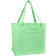 Dalix 20" Solid Color Soft Tote Bag - Mint Green