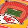 YouTheFan Yellow Kansas City Chiefs 3D StadiumViews Coaster 2