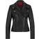 Hugo Boss Larella-2 Oiled-Leather Jacket - Black