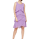 SL Fashions Tiered Chiffon Dress - Amethyst