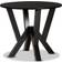 Baxton Studio Irene Dark Brown Dining Table 29.9x29.9"