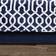 Lush Decor Edward Trellis Loose Sofa Cover Blue (190.5x99.1)