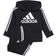 Adidas Kid's French Terry Hooded Jacket Set - Black