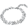 Michael Kors Pavé Logo Chain Bracelet - Silver/Transparent