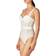 DKNY Sheers Strapless Bodysuit - White