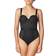 DKNY Sheers Strapless Bodysuit - Black