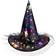 Boland Black Witch Hat with Stars