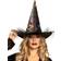Boland Black Witch Hat with Stars