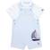 Little Me Baby Boy's Sailboat Romper 2-Piece Set - Blue