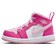 Nike Jordan 1 Mid TD - White/Fierce Pink/Medium Soft Pink