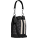 Coach Mini Dempsey Bucket Bag In Signature Jacquard With Stripe - Silver/Black Smoke Black Multi