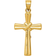 Macy's Reversible Crucifix Pendant - Gold