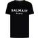 Balmain Logo Print T-shirt - Black