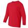 Gildan Heavy Cotton Youth Long Sleeve T-shirt - Red