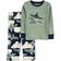 Carter's Toddler Boy's Fleece Pajama Set - Flying on Green