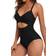 Eomenie Women's One Piece Swimsuits - Black