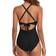 Eomenie Women's One Piece Swimsuits - Black