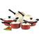 Cook N Home Ceramic Coating Cookware Set with lid 10 Parts