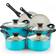 Cook N Home Ceramic Coating Cookware Set with lid 10 Parts