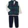 Tommy Hilfiger Little Boy's 3-piece Vest Tee & Joggers Set - Green Multi