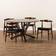 Baxton Studio Berlin Mid Century Dining Set 57" 5